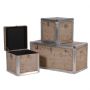 Alpine Chic Wood & Metal Trunks